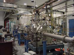 Successful construction of a beamline with double crystal monochromator in middle X-ray range