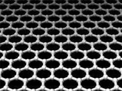 Graphene is an atomic-scale chicken wire made of carbon atoms ( Source: en.wikipedia)