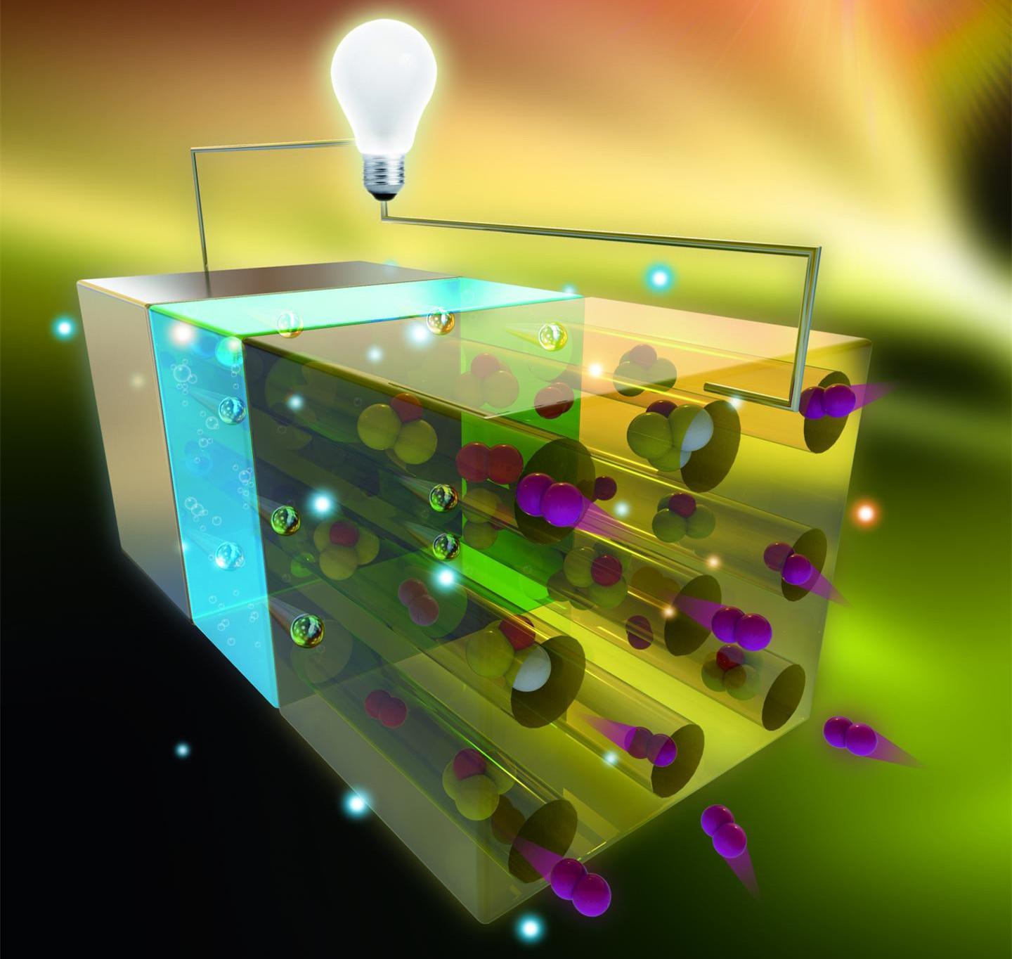 A Battery Prototype Powered by Atmospheric Nitrogen