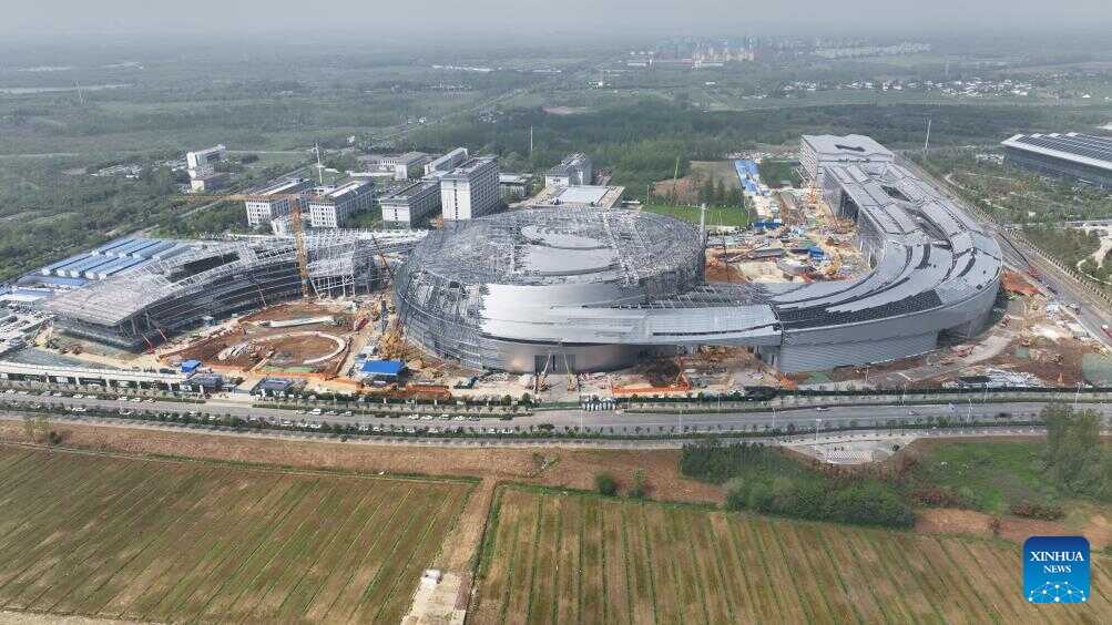 Burning Plasma Experimental Superconducting Tokamak under Construction in Hefei, China's Anhui