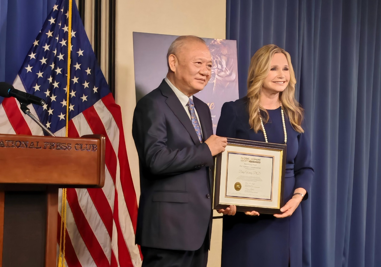 Global Humane Society Awards Dr. Ding Wang with the 2026 Wolfgang Kiessling International Prize for Species Conservation
