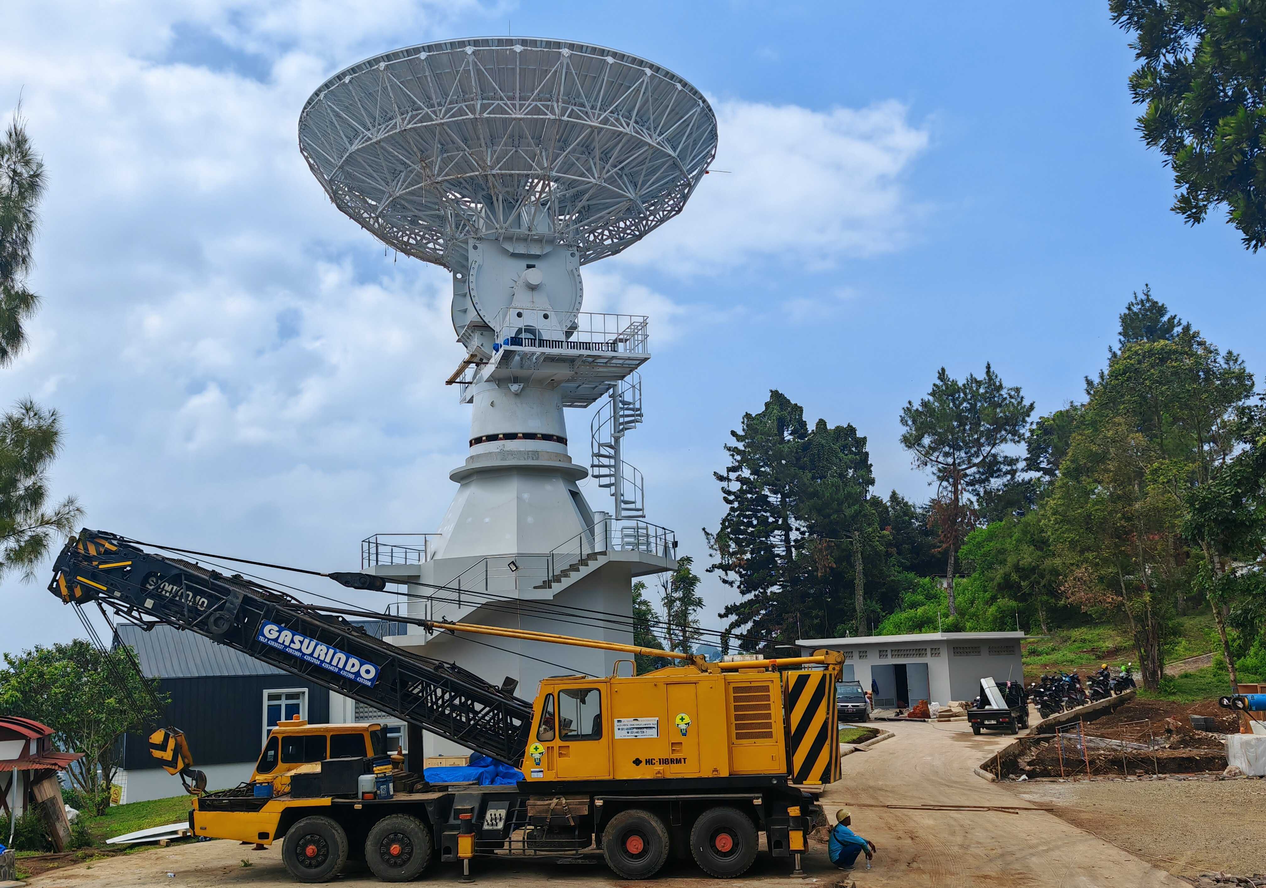 Indonesia Makes Major Progress in Building 1st VGOS Radio Telescope in Collaboration with China