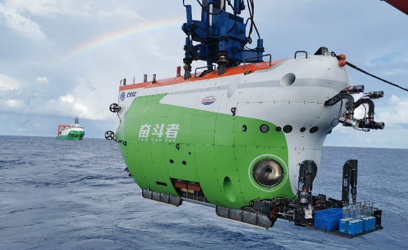 Graphics: China's New Deep-sea Manned Submersible Fendouzhe Returns after Ocean Expedition