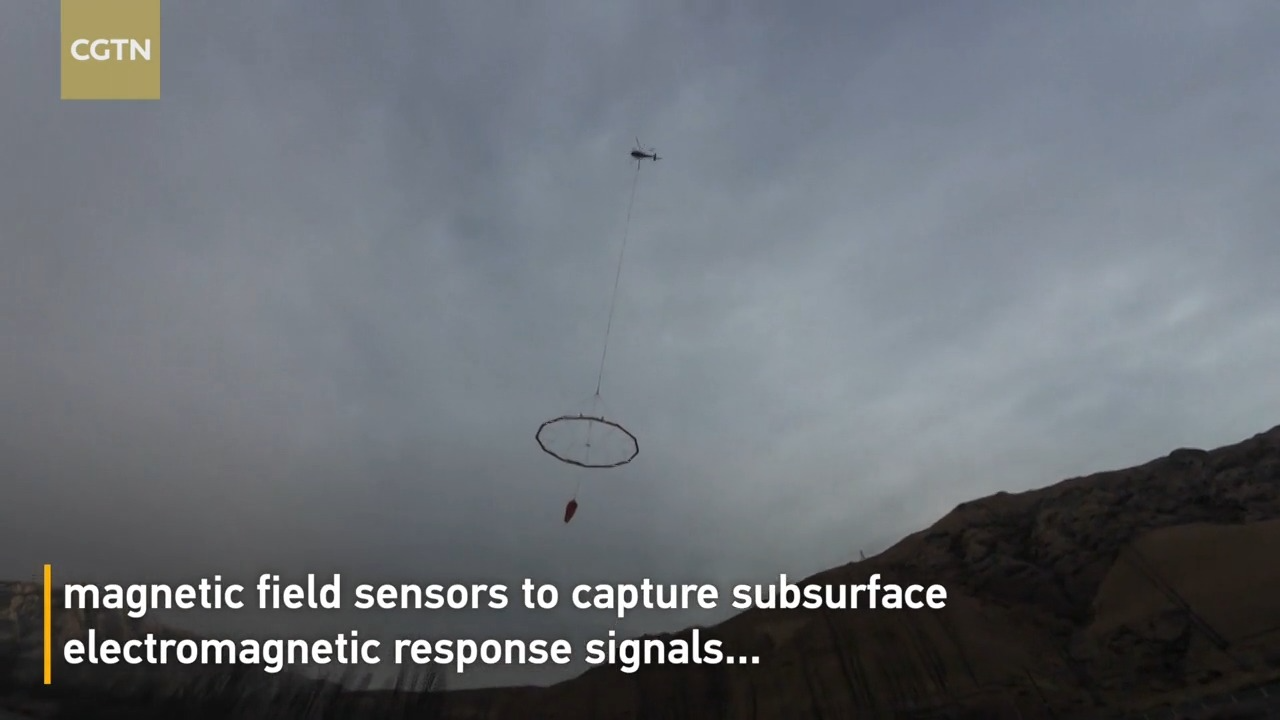 China's 1st Helicopter-borne Electromagnetic Detection System Deployed