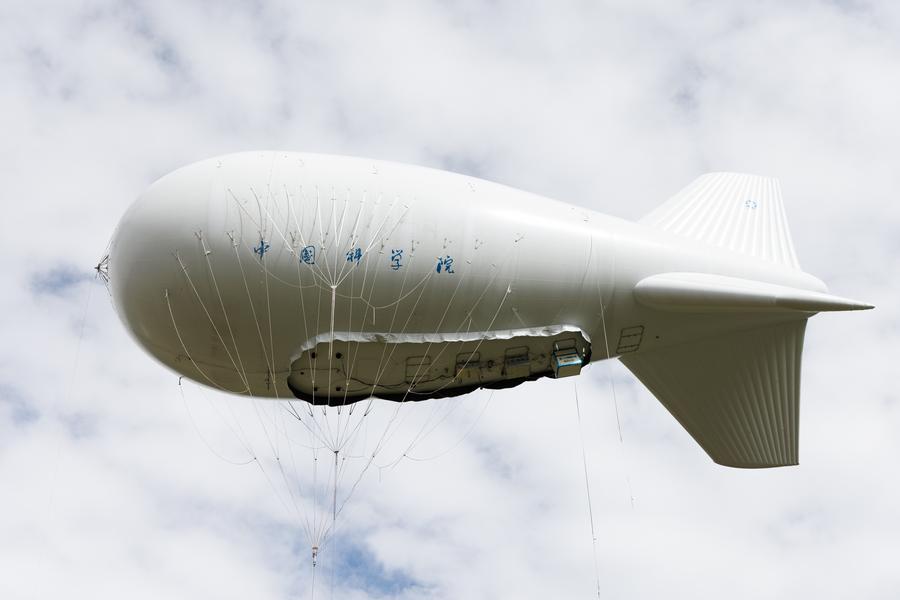 Tethered Balloon Experiment Successfully Carried out in SW China's Xizang