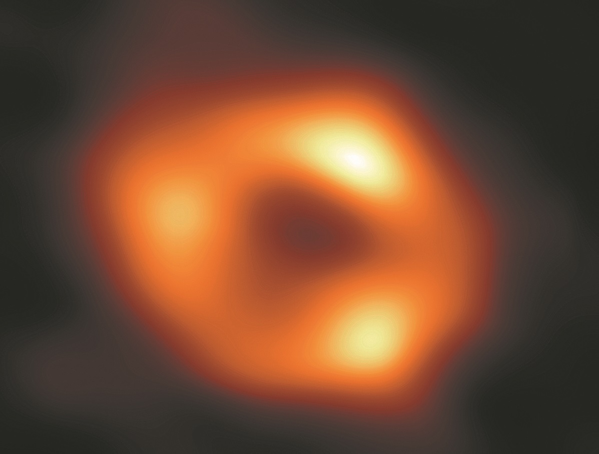 Image Captures Black Hole at Center of Milky Way