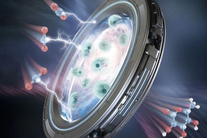 Hybrid Electro-biosystem Upcycles Carbon Dioxide into Energy-rich Long-chain Compounds