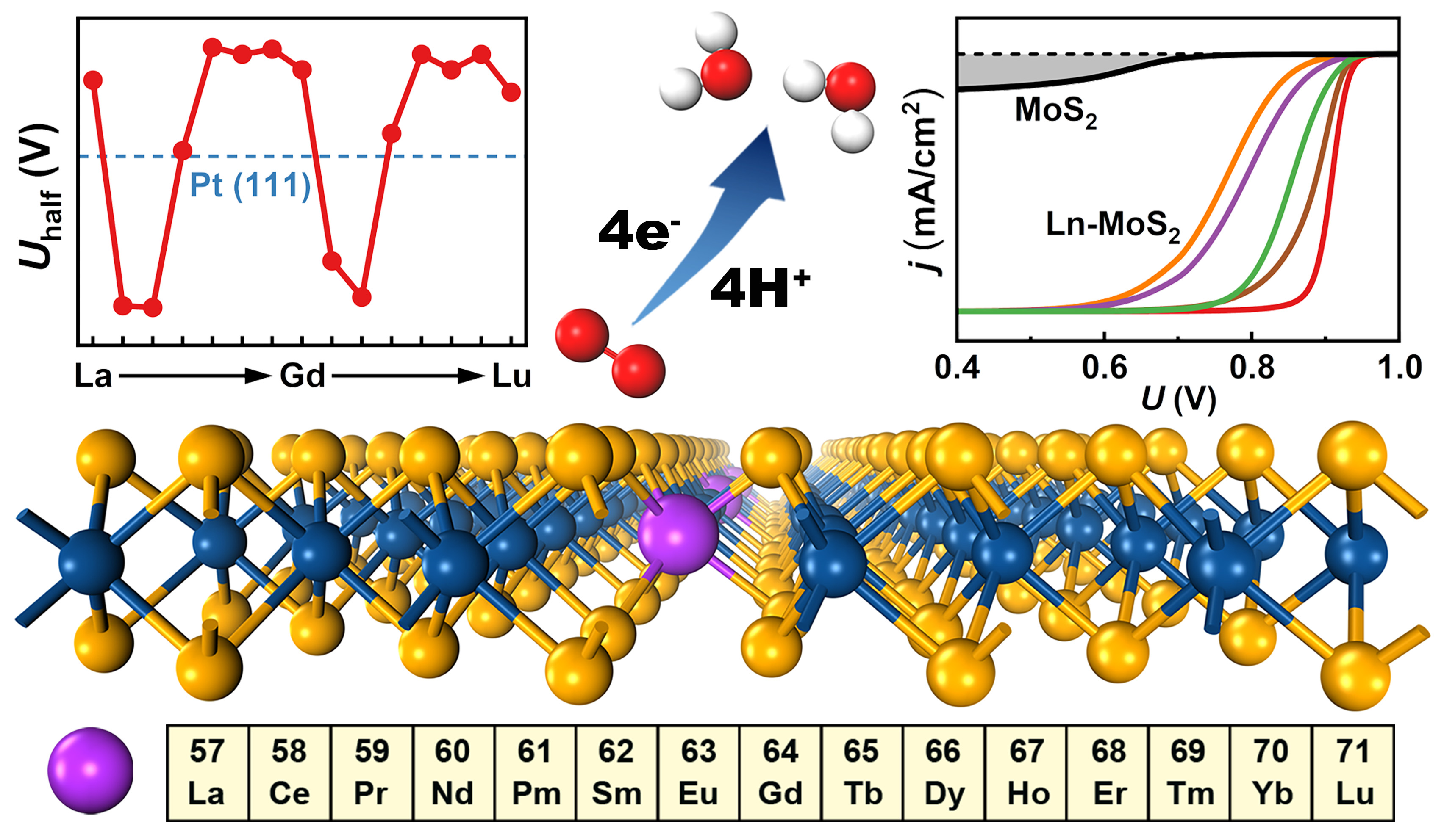 Researchers Unveil Enhanced Oxygen Reduction Reaction Activity and Biperiodic Trends of Lanthanide-doped Molybdenum Disulfide