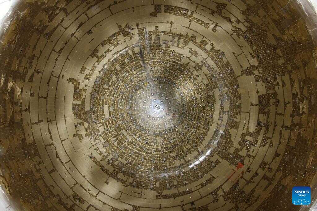 China's Jiangmen Underground Neutrino Observatory under Construction