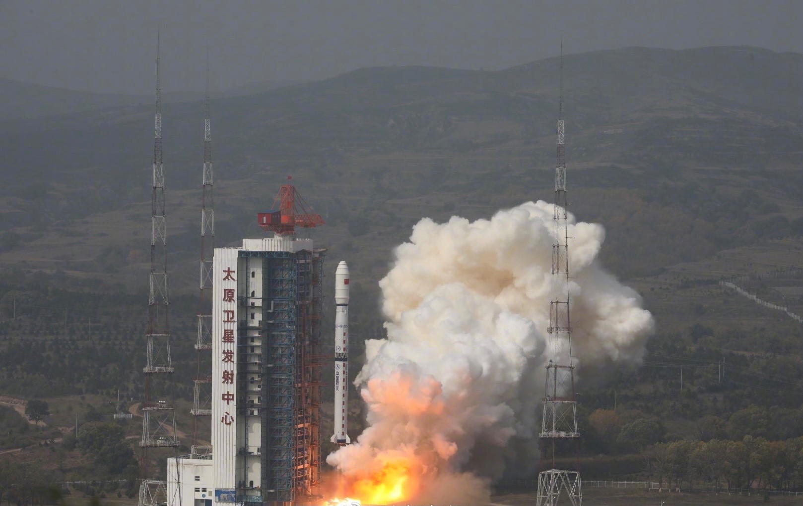 Long March-4B Rocket Launches Two Satellites with Polarized Scanning Atmospheric Correctors Aboard