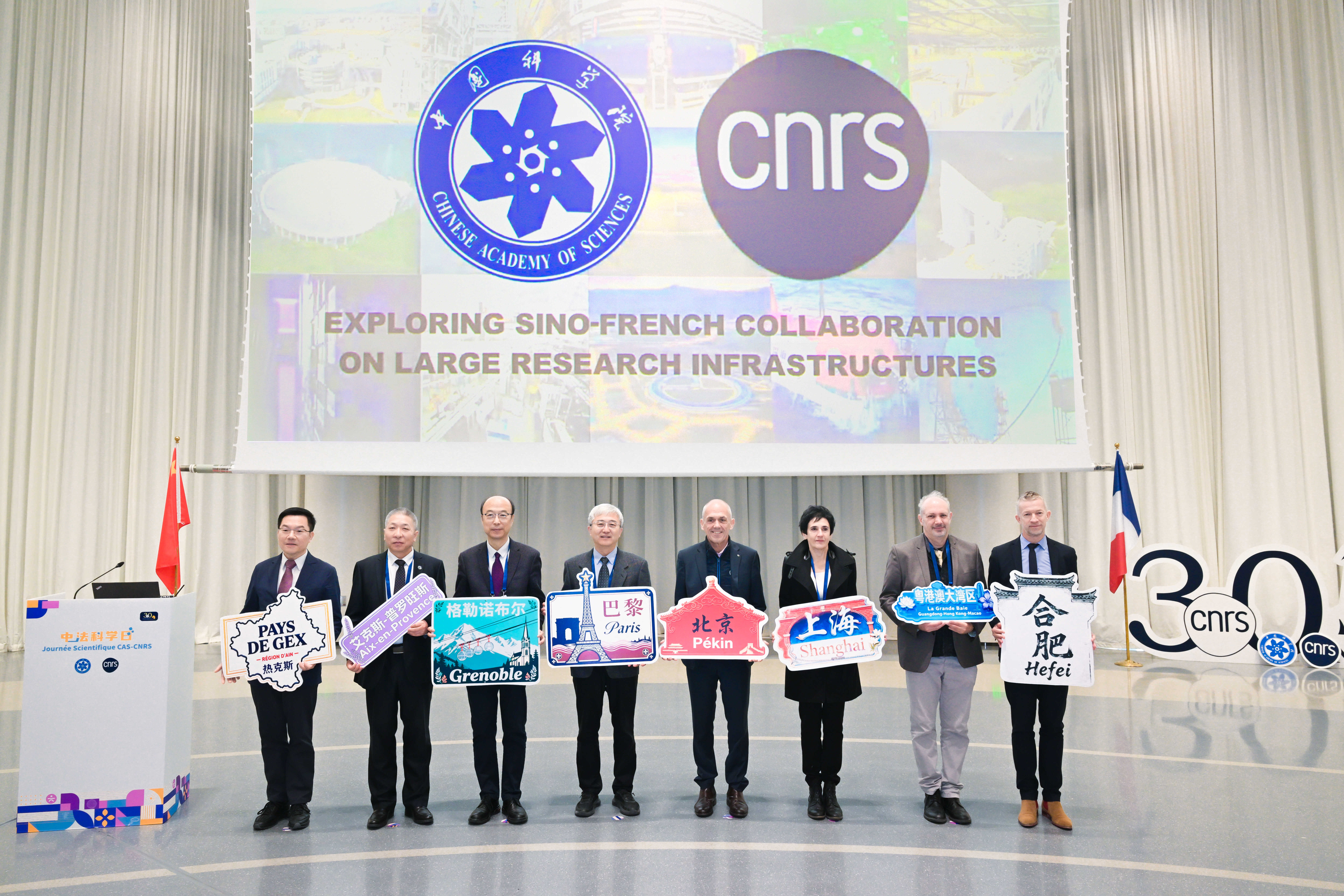 CAS and CNRS Deepen Collaboration on Large Research Infrastructure