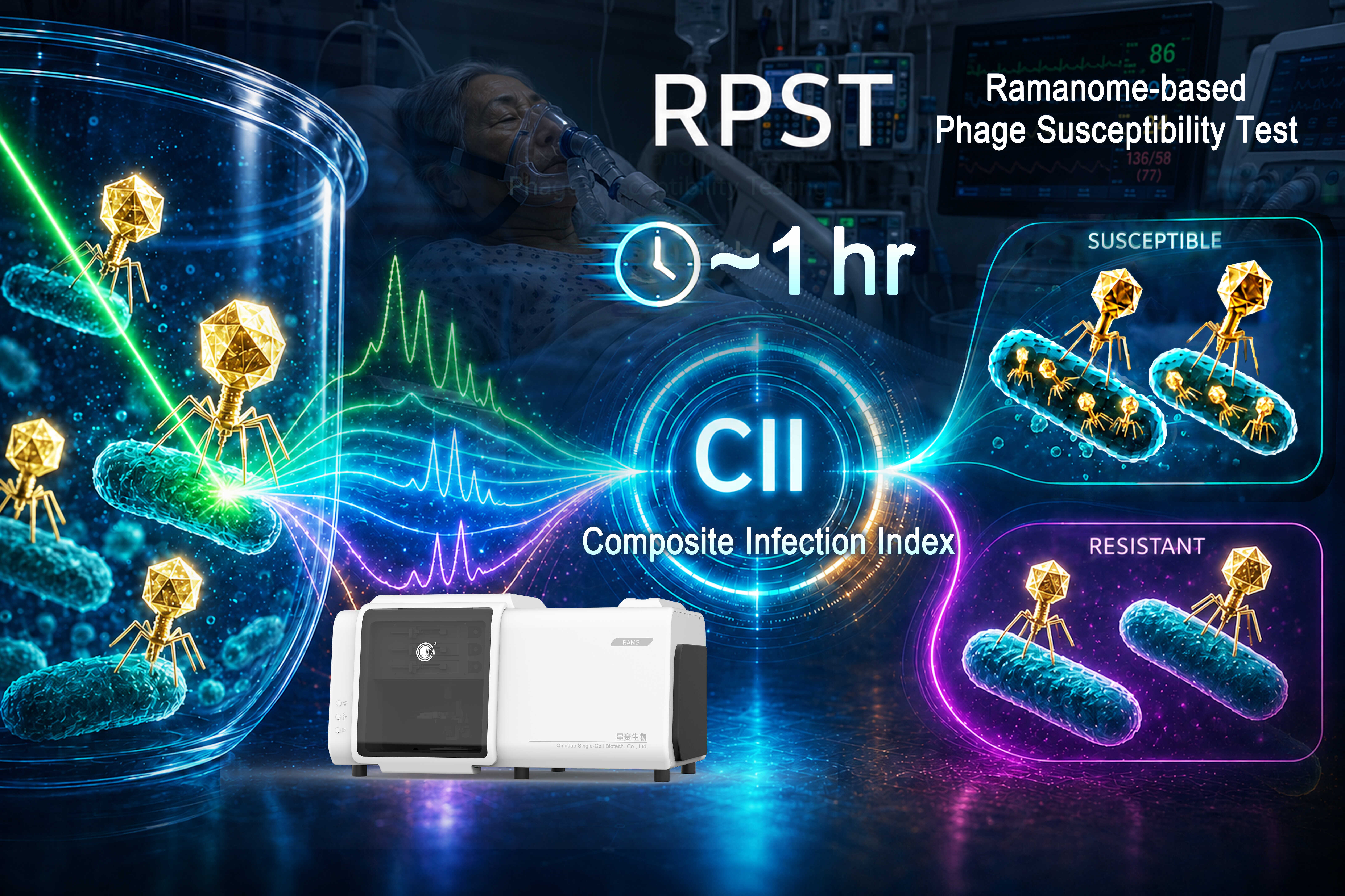 Scientists Develop Ramanome-Based Platform to Accelerate Phage Susceptibility Test