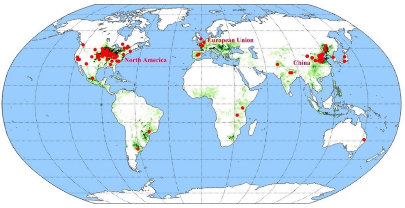 Global distribution sites