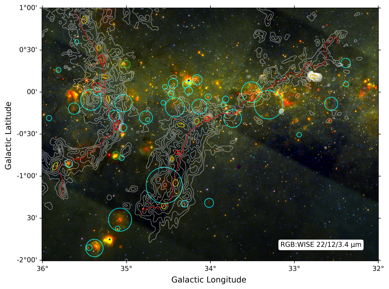 Study Uncovers Collisional Signature&nbsp;of Filamentary Structures in Galactic&nbsp;G34 Molecular Cloud